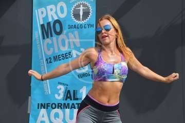 Clases magistrales de Zumba y Body Combat en Melenara (Foto TA)
